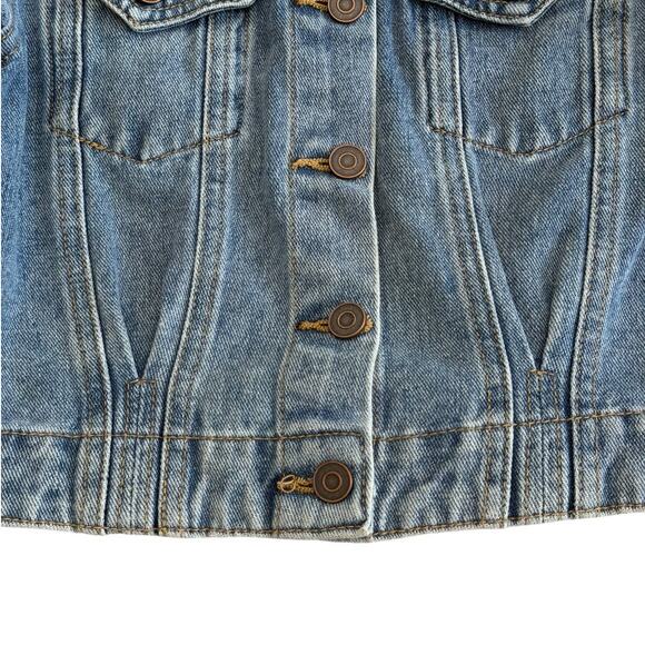 GB GIRLS Denim Jacket Size 6 - Picture 4 of 5